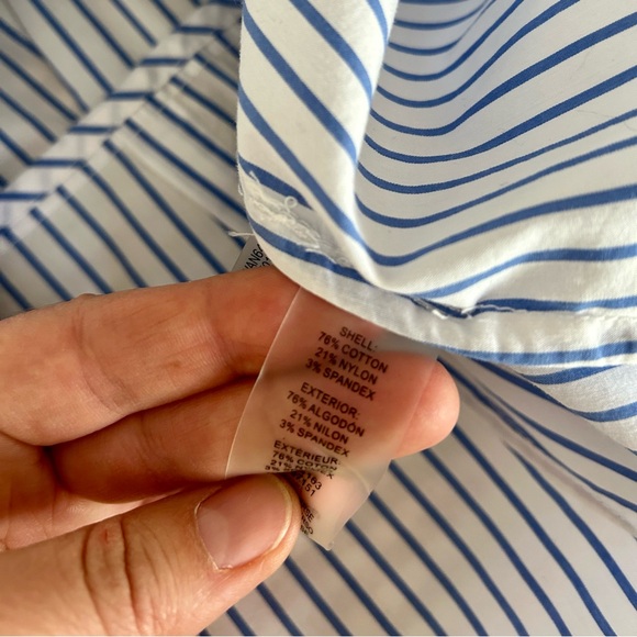 Calvin Klein sleeveless tie-waist shirt - Picture 8 of 8